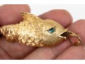 Outstanding 18K Articulated Fish Pendant