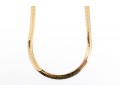 Classic 14K Herring Bone Chain Necklace