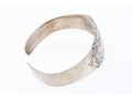 Sterling Etched Cuff Bracelet