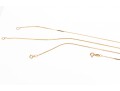14K Serpentine Chain Necklaces And Bracelet