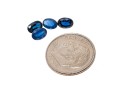 Loose Stones: Four Oval Faceted, Medium Blue Sapphires, 2.49 TCW