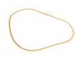 14K Italian Herringbone Chain Necklace
