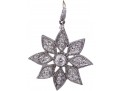 Stunning 14k Diamond Flower Drop Earrings *UPDATED*