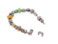 Colorful Sterling Beaded Bracelet