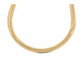 Classic 14K Herring Bone Chain Necklace