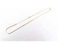 Slim 14K Herringbone Chain Necklace