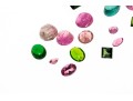Loose Stones: 18 Green And Pink Tourmaline, 16.0 TCW