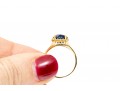 14K And 18K Colorful Gemstone Set Rings, Sizes 5, 6, 7