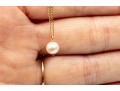Collection Of 14K And Cultured Pearl Necklace, Earrings And Ring, Size 6