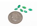 Loose Stones: 6 Marques Emeralds, 1.1 TCW