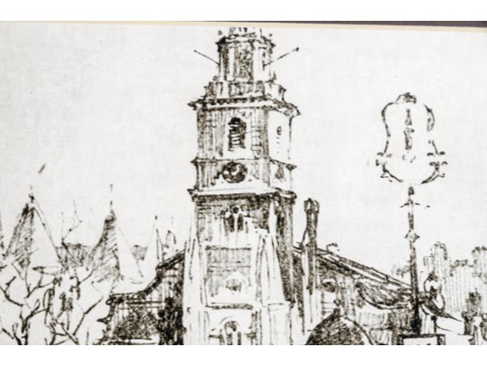 Pair Of Decorative Wall Art Depicting Paris Street Scenes