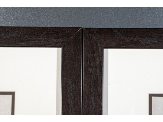 Pair Of Decorative Wall Art Depicting Paris Street Scenes