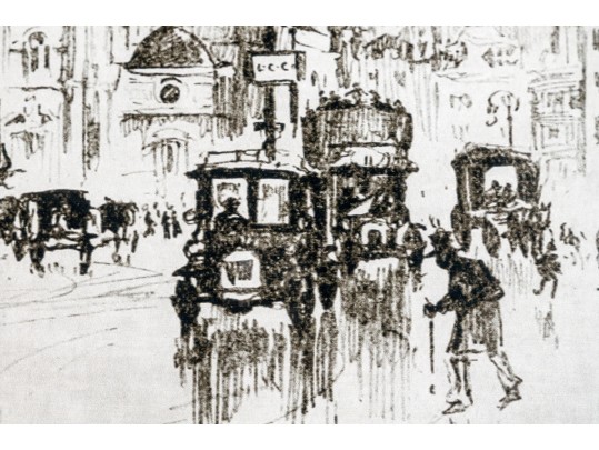Pair Of Decorative Wall Art Depicting Paris Street Scenes