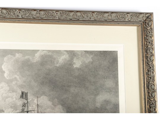 B.T. Pouncy Large Engraving Of Robert Cleveley 