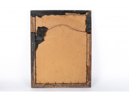 Nicely Aged Painting On Board Floral Still Life