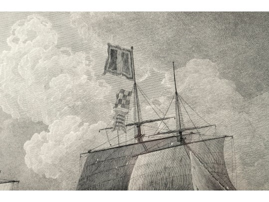 B.T. Pouncy Large Engraving Of Robert Cleveley 