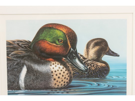 Bird-Themed Stamps With Signed Lithos. P Scholer, K Michaelsen, B Moore Jr, W Morris