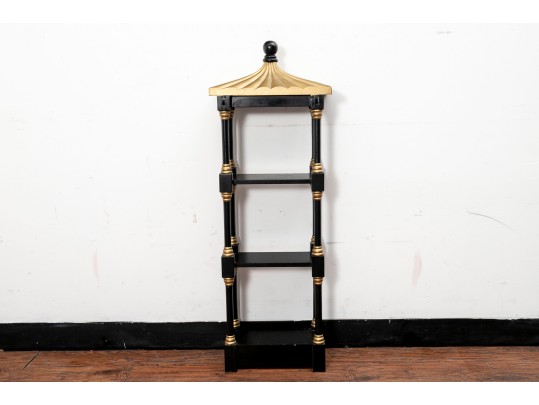 Vintage Chinoiserie Pagoda Shelf