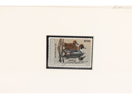 Bird-Themed Stamps With Signed Lithos. P Scholer, K Michaelsen, B Moore Jr, W Morris