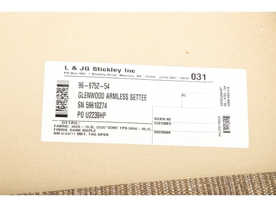 Stickley Glenwood Settee