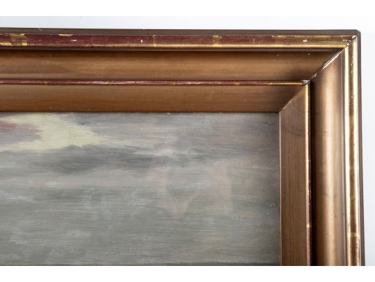 Carroll Butler Brown (American, 1868-1923) Oil On Board, Seascape