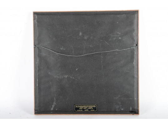 Needlepoint Embroidery Of A Woman Enjoying Nature Outside Her Home