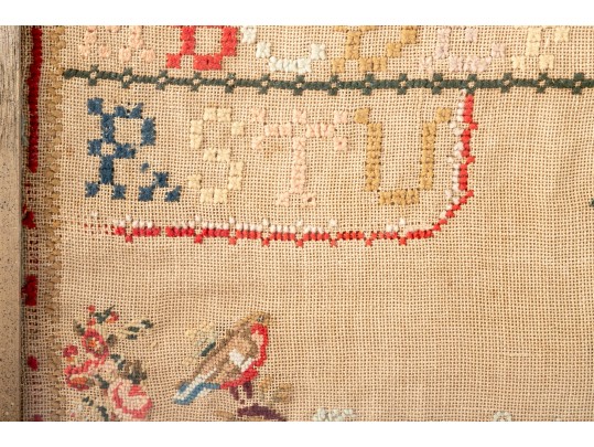 Harriett Louisa Butterfield 19th Century Sampler Embroidery