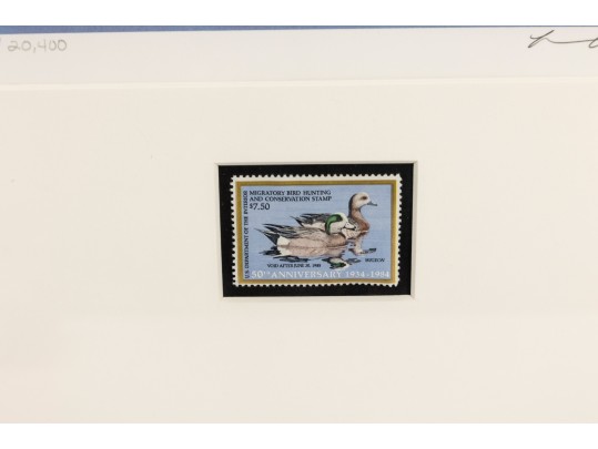 Bird-Themed Stamps With Signed Lithos. P Scholer, K Michaelsen, B Moore Jr, W Morris