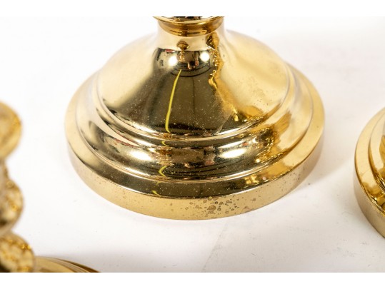 Virginia Metalcrafters Brass Candlesticks