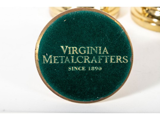 Virginia Metalcrafters Brass Candlesticks