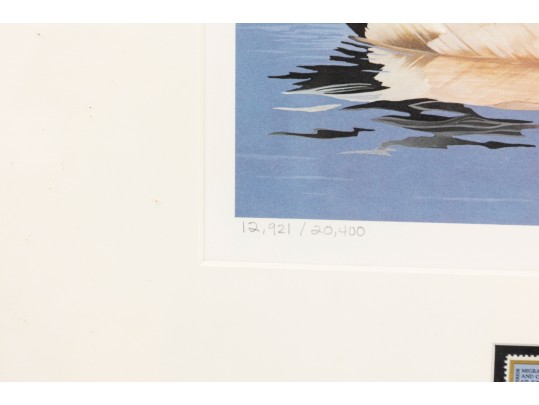 Bird-Themed Stamps With Signed Lithos. P Scholer, K Michaelsen, B Moore Jr, W Morris