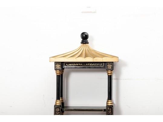 Vintage Chinoiserie Pagoda Shelf