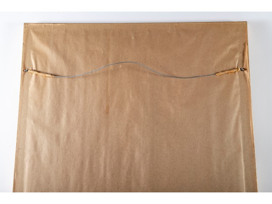 Attrib. Tony Putnam Jr. (American [NC], 1933-1990) Fashion Plate Of A Woman In A Large Dress