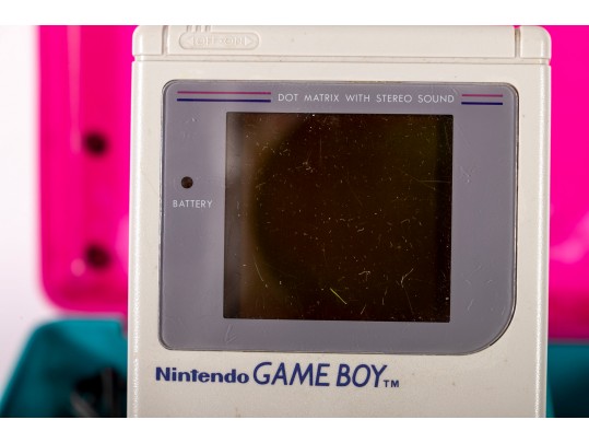 Nintendo Gameboy With Games Including Mario, Kirby, Tetris
