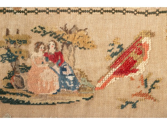 Harriett Louisa Butterfield 19th Century Sampler Embroidery