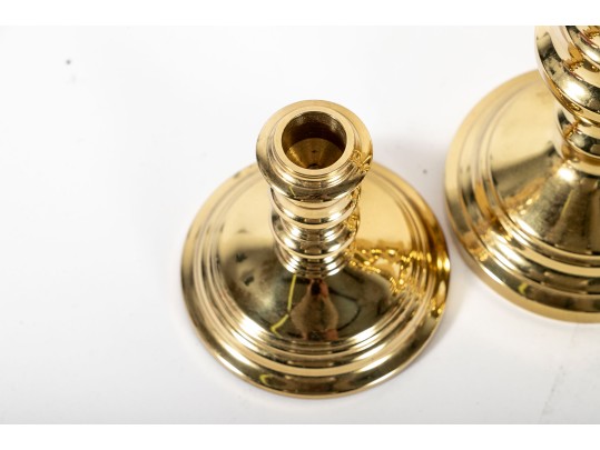 Virginia Metalcrafters Brass Candlesticks