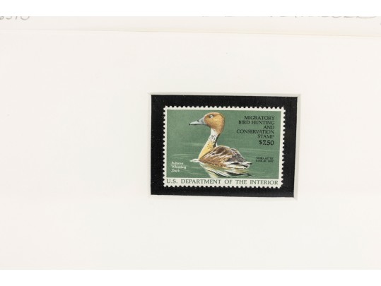 Bird-Themed Stamps With Signed Lithos. P Scholer, K Michaelsen, B Moore Jr, W Morris