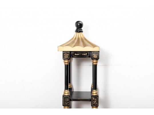 Vintage Chinoiserie Pagoda Shelf