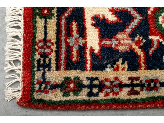 Serapi Wool Rug In Red, Black, And Yellow (8'0
