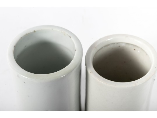 Chinese Porcelain Famille Rose Brush Pots