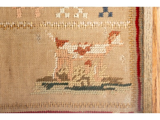 Harriett Louisa Butterfield 19th Century Sampler Embroidery