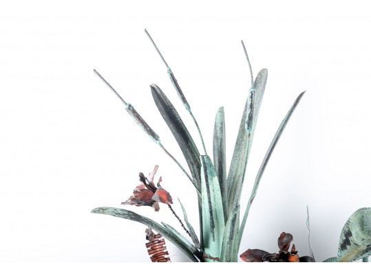 Large Botanical Metal Sculpture