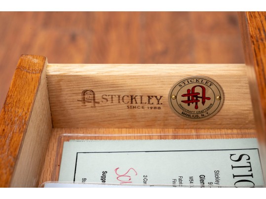 Stickley Mission Tiger Oak Console Table