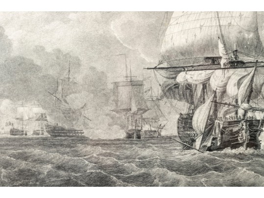 B.T. Pouncy Large Engraving Of Robert Cleveley 