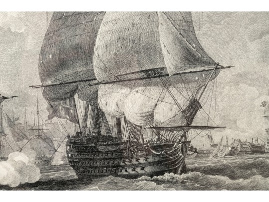 B.T. Pouncy Large Engraving Of Robert Cleveley 