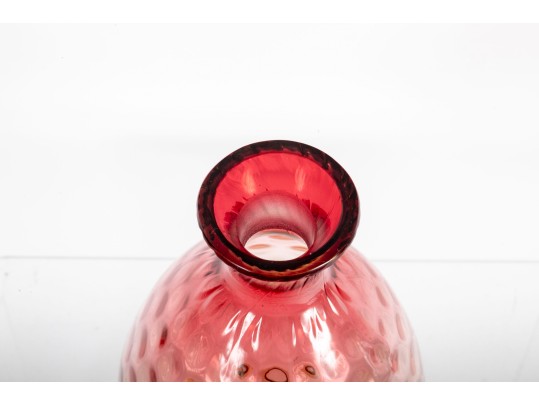 Amberina Coin Depression Glassware