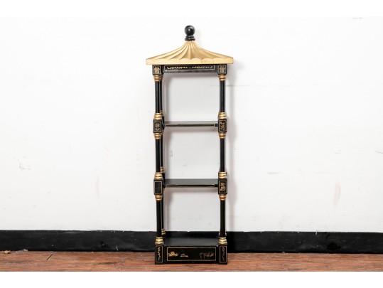 Vintage Chinoiserie Pagoda Shelf