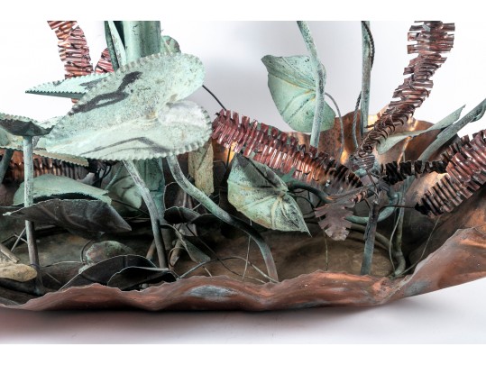 Large Botanical Metal Sculpture