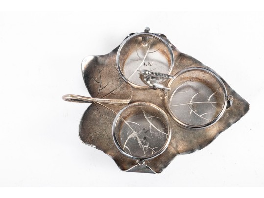 Cranberry Glass Spice Shaker Cruets