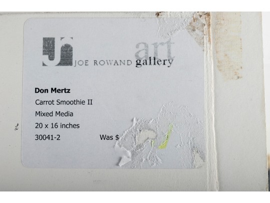 Don Mertz (American [NC], 20th C.) 